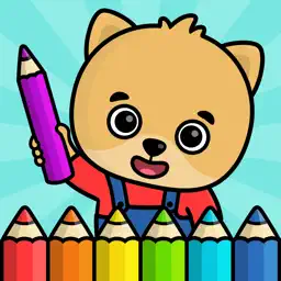 儿童画画游戏 - 幼儿早教启蒙宝宝涂色绘画软件2-5岁